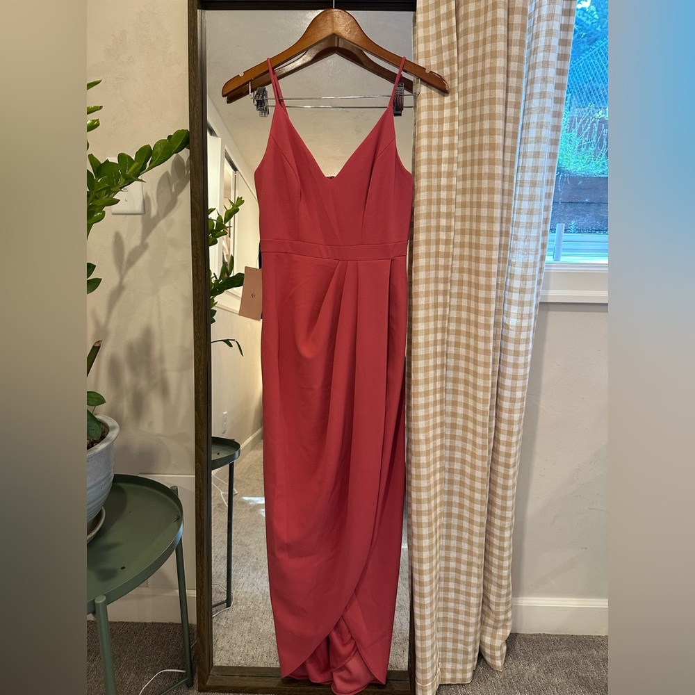 BHLDN Pink Tulip Dress